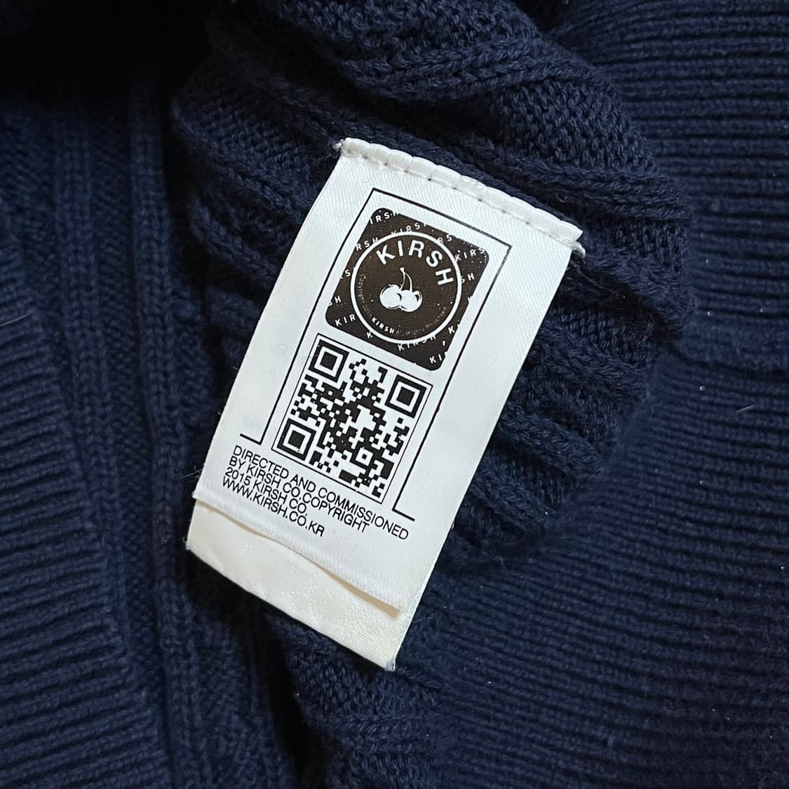 [정품] 키르시 네이비 꽈배기 니트 [ 1 ] 상품이미지4