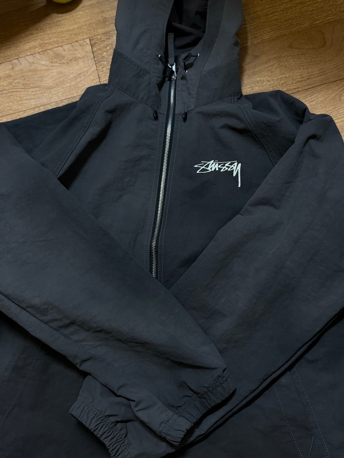 스투시 바람막이 쉘 자켓 블랙S 상품이미지1