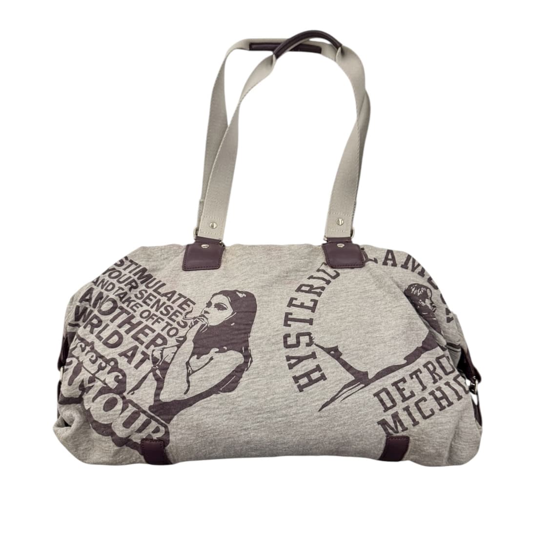 히스테릭글래머 프린티드 스웻 숄더백 그레이 상품이미지3