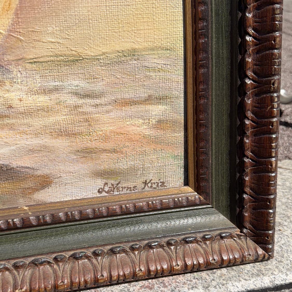 빈티지 소품 우드 프레임 그림액자 상품이미지4