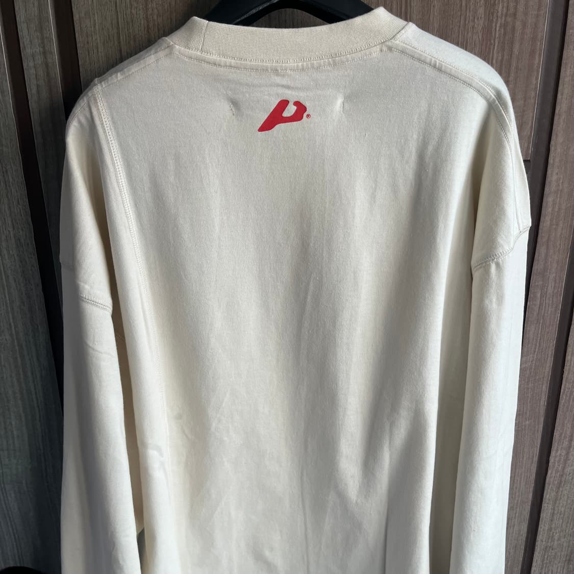 새상품(M)언어펙티드 x 플랙 롱슬리브 베이지 상품이미지2