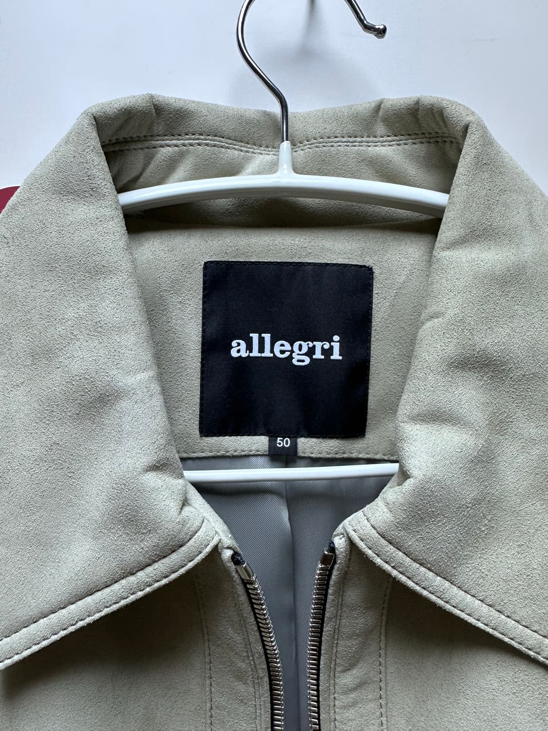 알레그리 베이지 에코스웨이드 자켓-50 상품이미지2