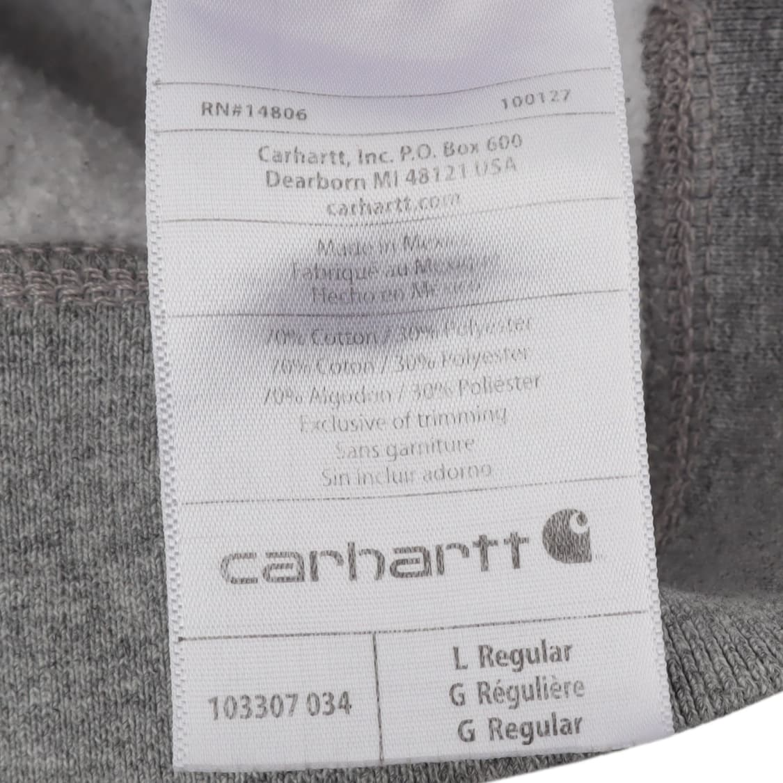 칼하트 엠브로이드 오리지널핏 스웻셔츠 상품이미지9