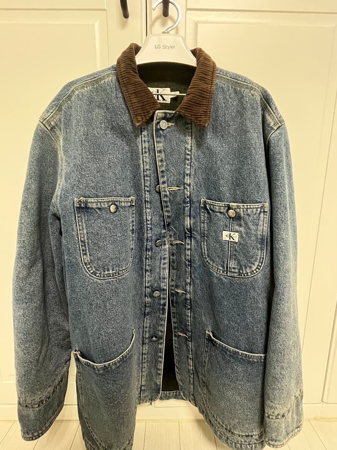 캘빈클라인 빈티지 청자켓 상품이미지1