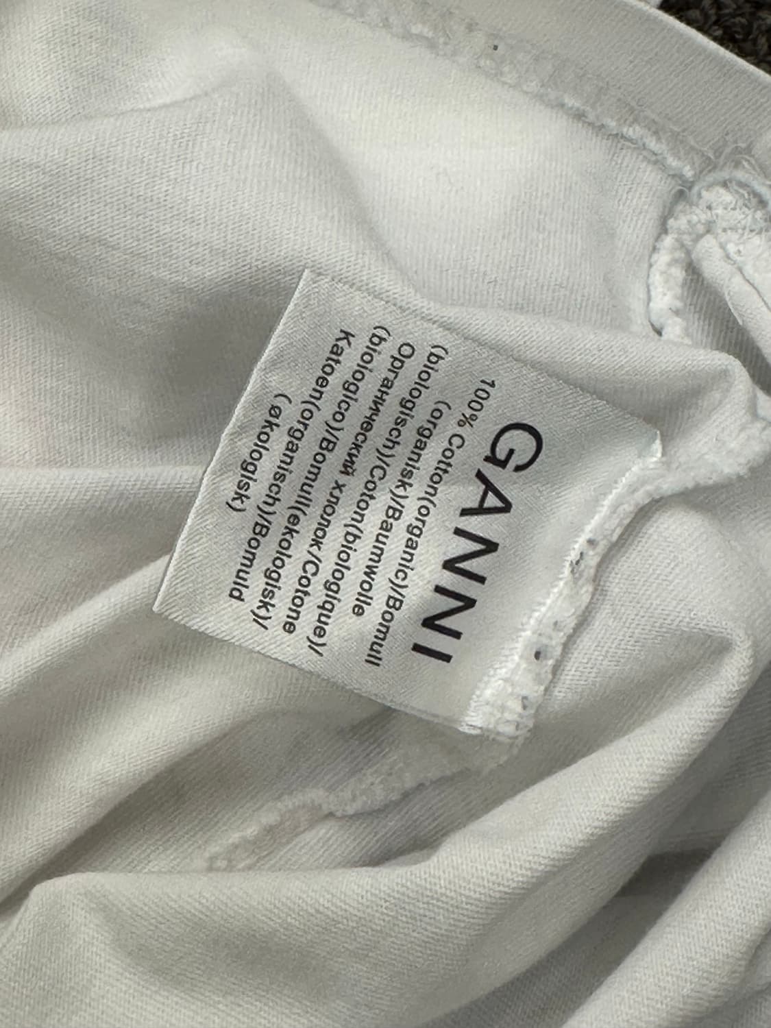 OS)GANNI vintage 여성 그래픽 프린팅 반팔 상품이미지4