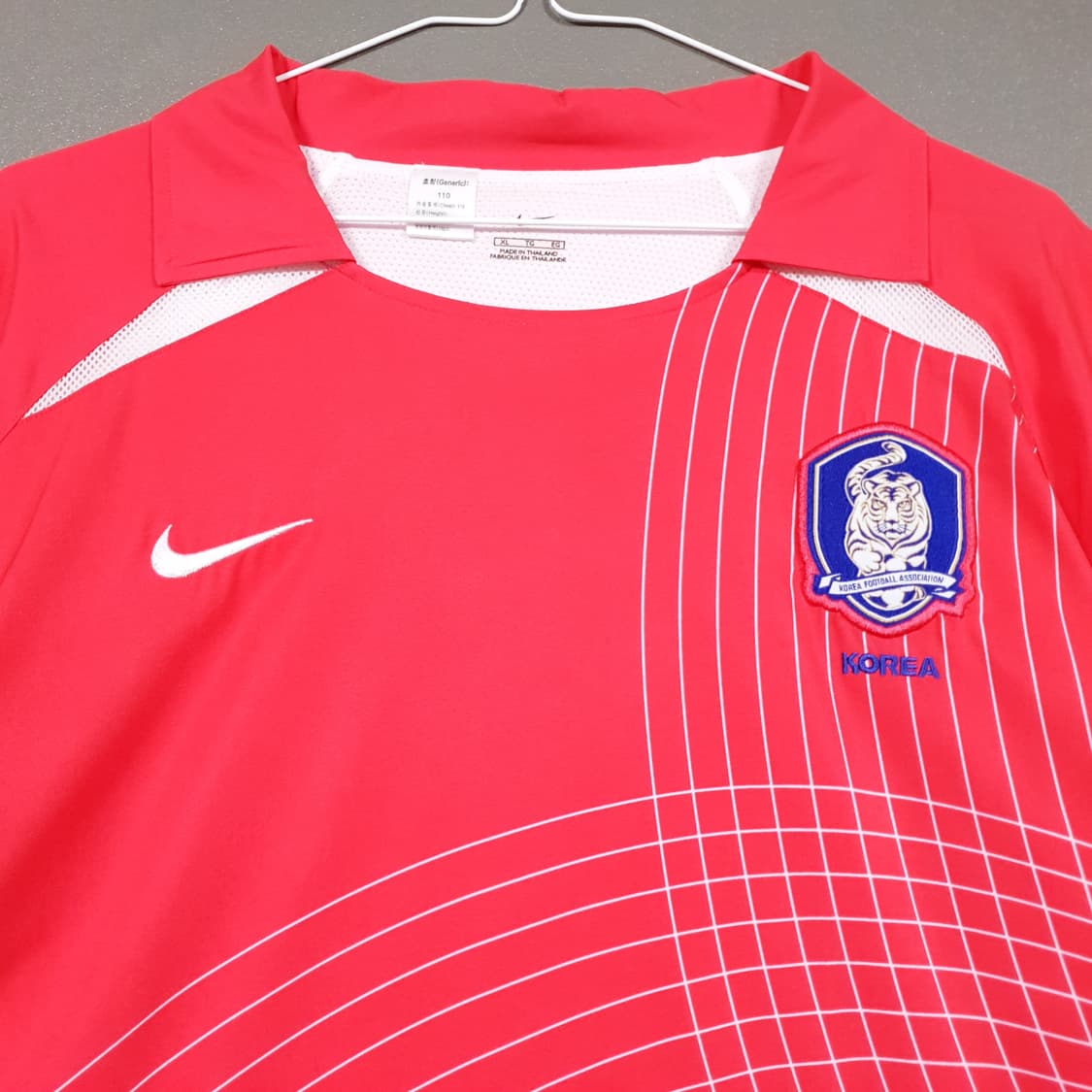 110) 나이키 한국 축구 국대 2002 홈 유니폼 지급용 듀얼레이어 상품이미지3