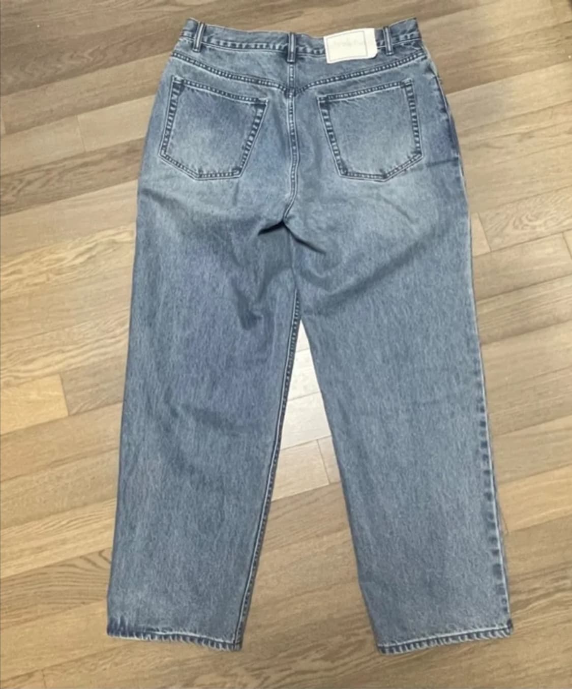 (새상품 L) 디스이즈네버댓 릴랙스드 진 데님 팬츠 워시드 블루 연청 상품이미지6