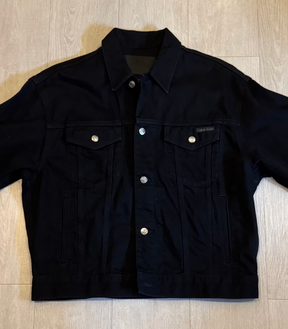 캘빈클라인 블랙 데님 자켓 L 상품이미지1
