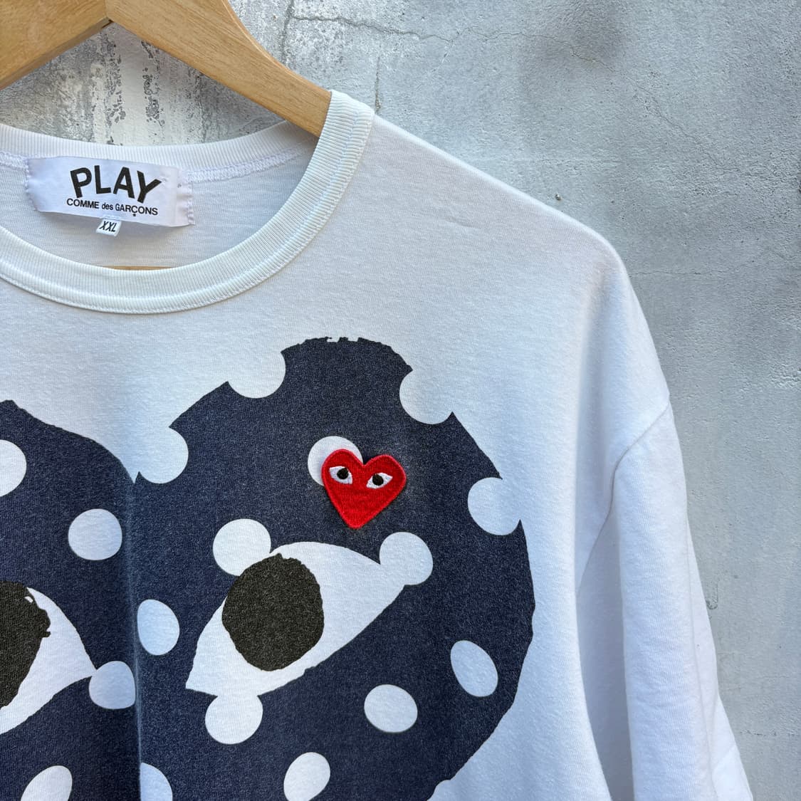 Comme des Garcons 꼼데가르송 도트 땡땡이 반팔 티셔츠 상품이미지4