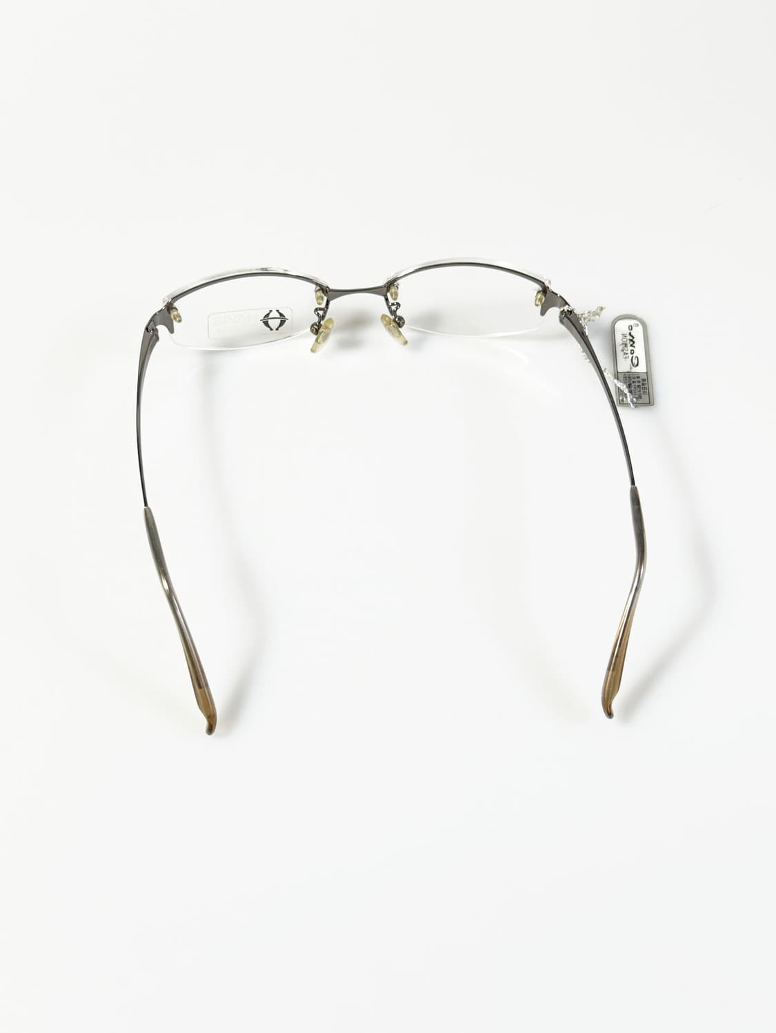 HAVIS 세미 림리스 스퀘어 메탈 프레임 빈티지 안경 상품이미지5