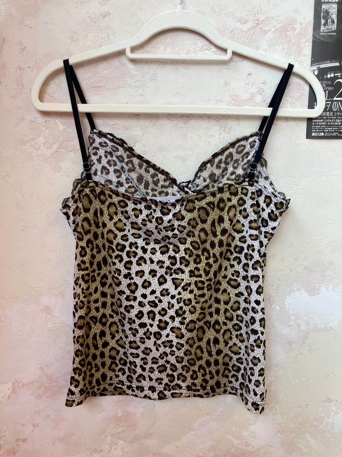 jpn 호피 레이스 슬리브리스 상품이미지4