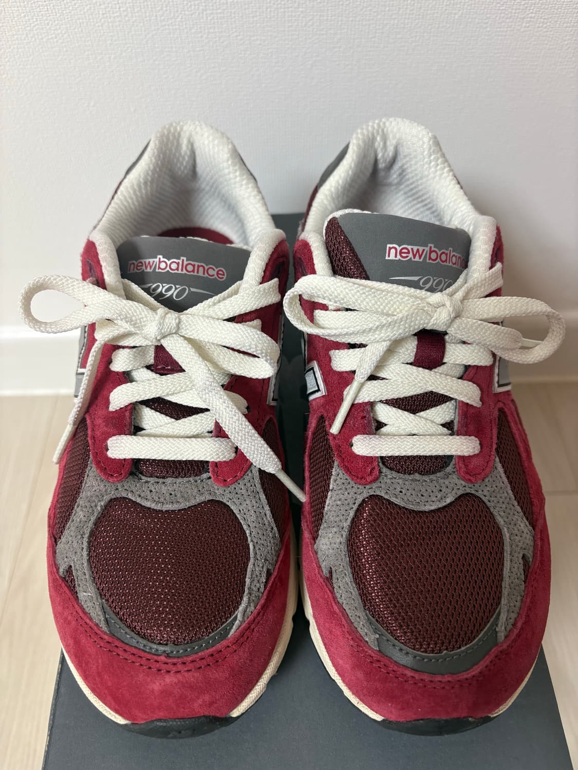 뉴발란스 990v3 MIU 스칼렛 마블헤드 (GS) 상품이미지3