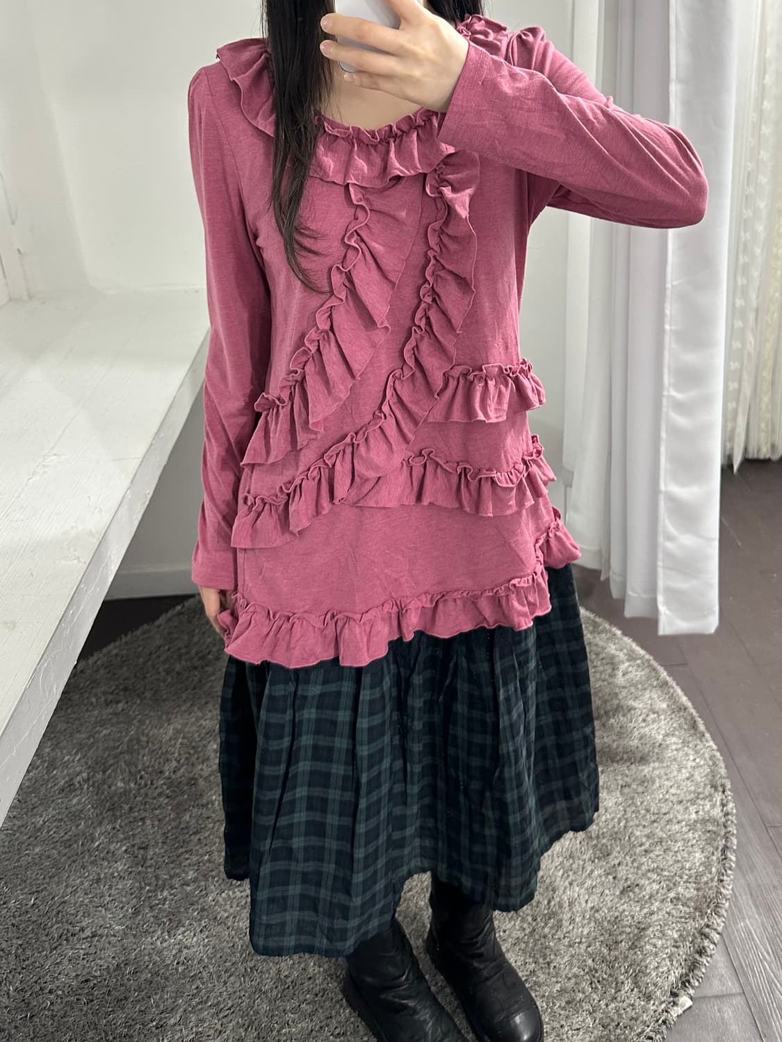 check mori skirt 상품이미지4