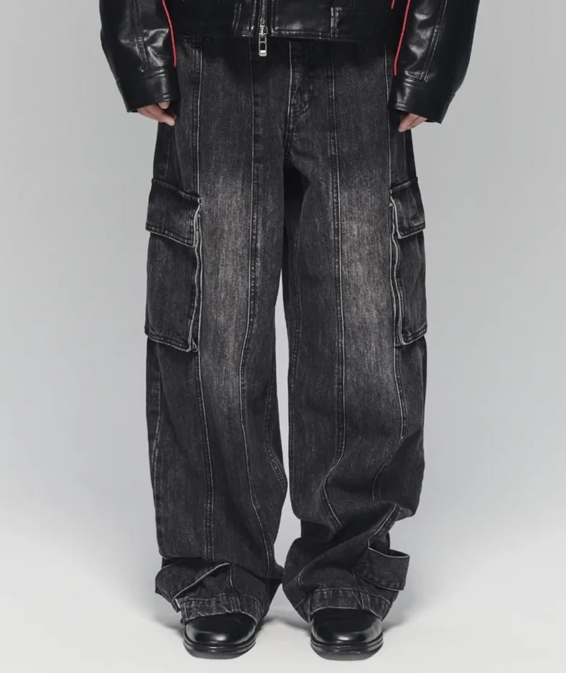 메종미네드 유틸리티 카고 데님 팬츠 상품이미지1