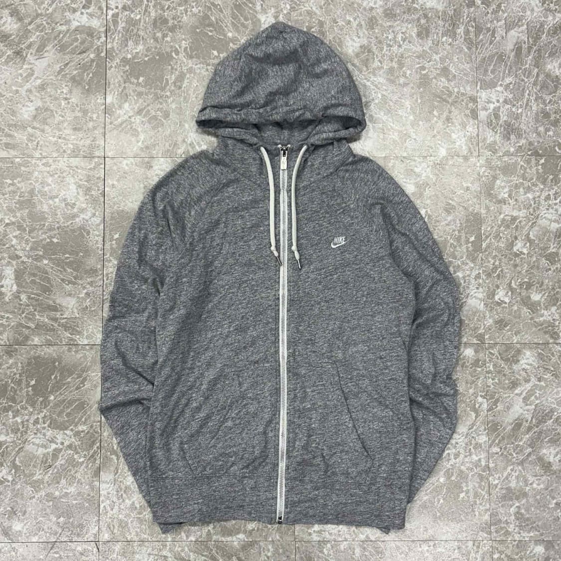 나이키 y2k 여리핏 그레이 후드집업 희귀져지(L) 상품이미지2