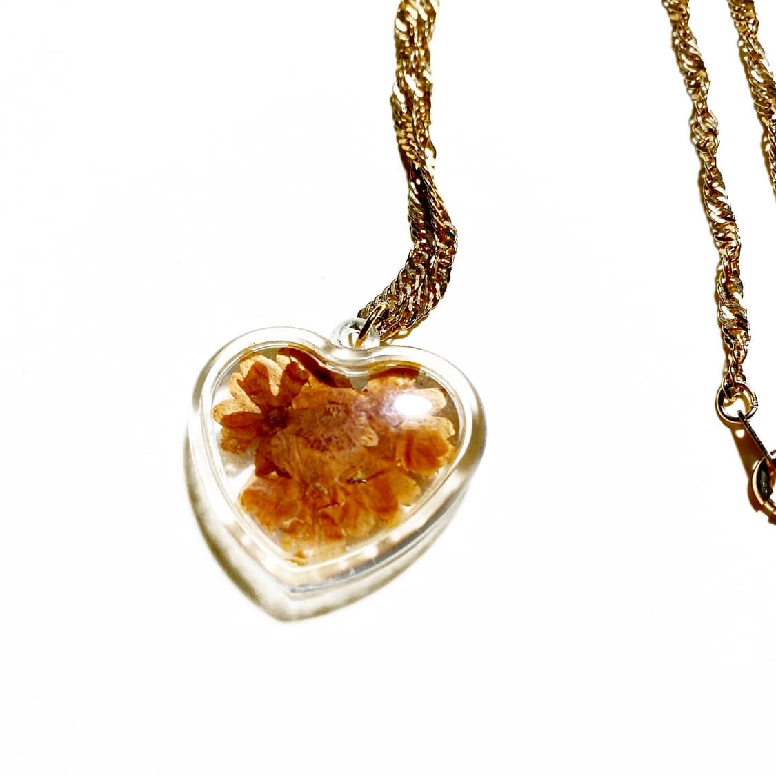 [신품] 드라이 플라워 목걸이 상품이미지3