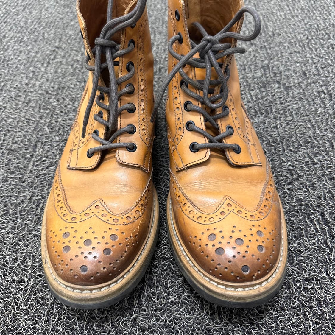 장까를로모렐리 윙팁 브라운 남성 부츠 워커 260 상품이미지3