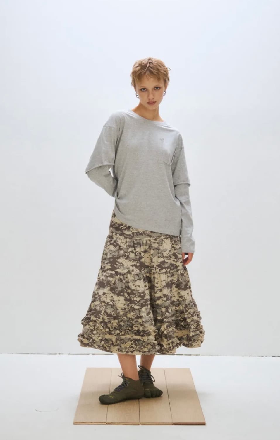 플리즈프로젝트 카모 스커트 새상품 상품이미지2
