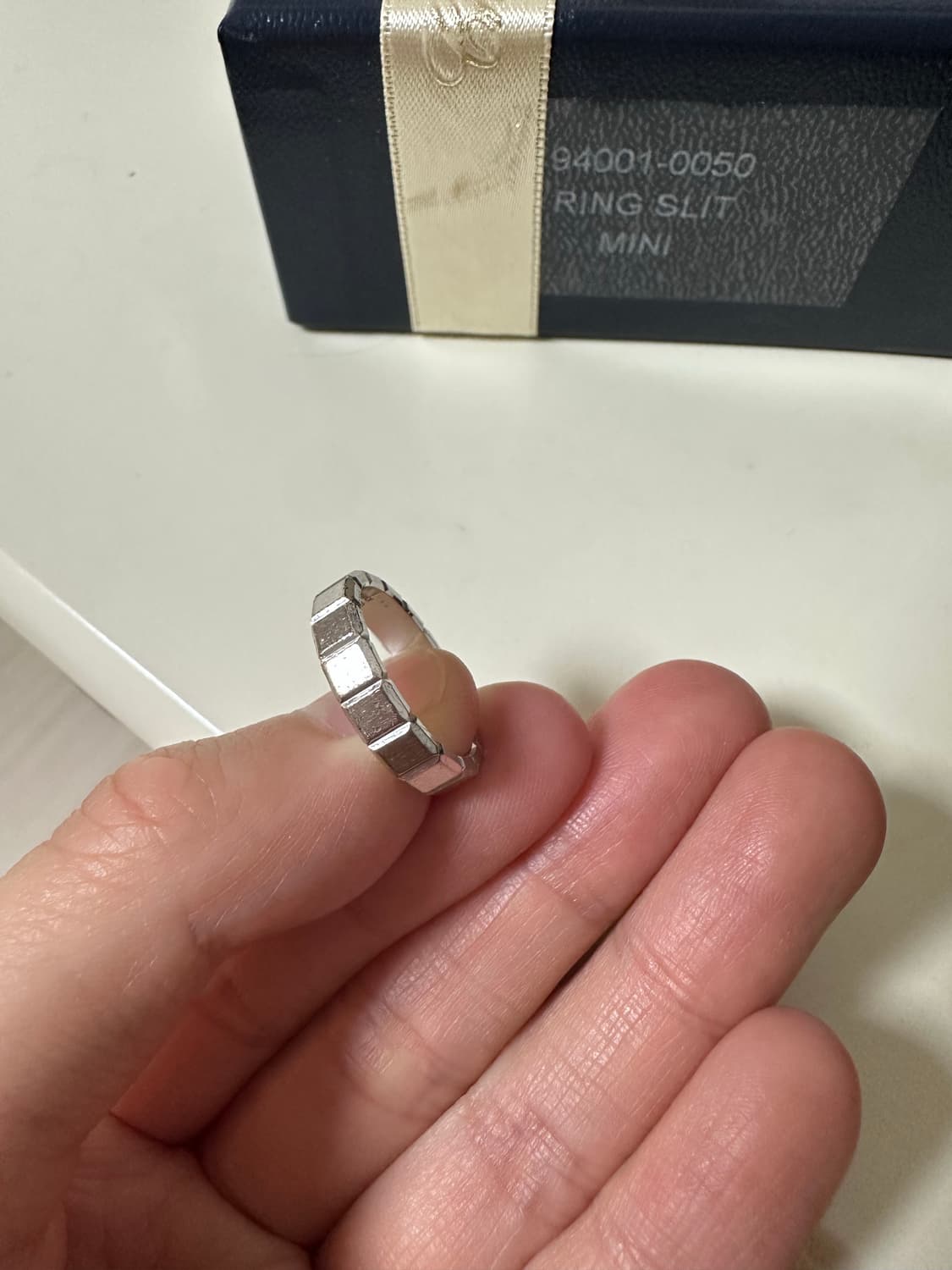 쇼파드 아이스큐브 1P 다이아 반지 7호 화이트골드 상품이미지4