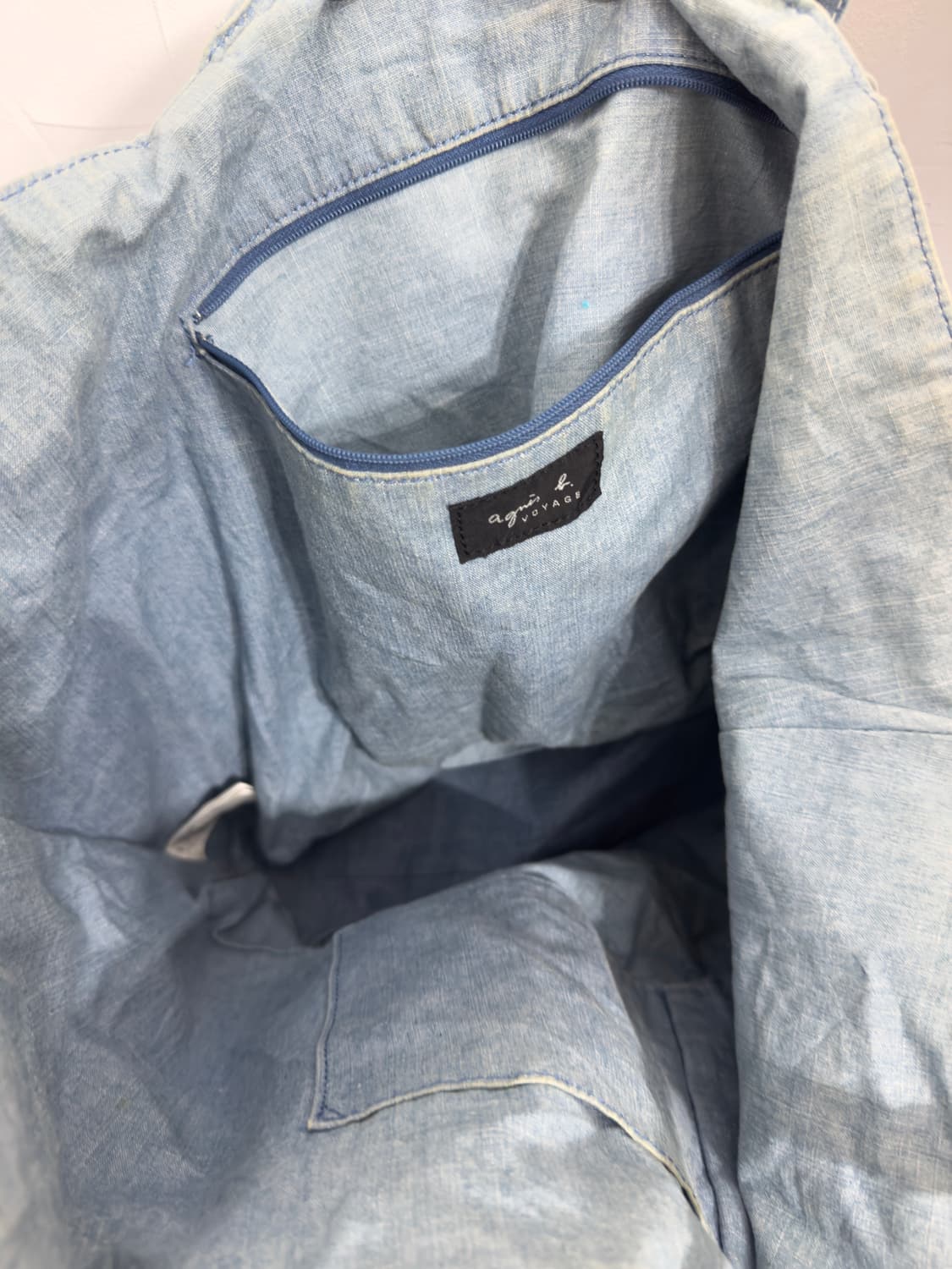 agnes b denim bag 상품이미지7