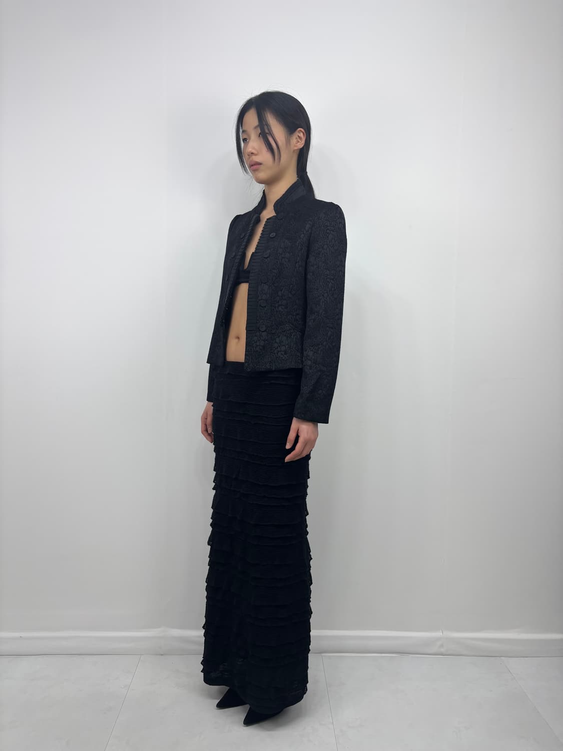 CROPPED JACQUARD JACKET 상품이미지3