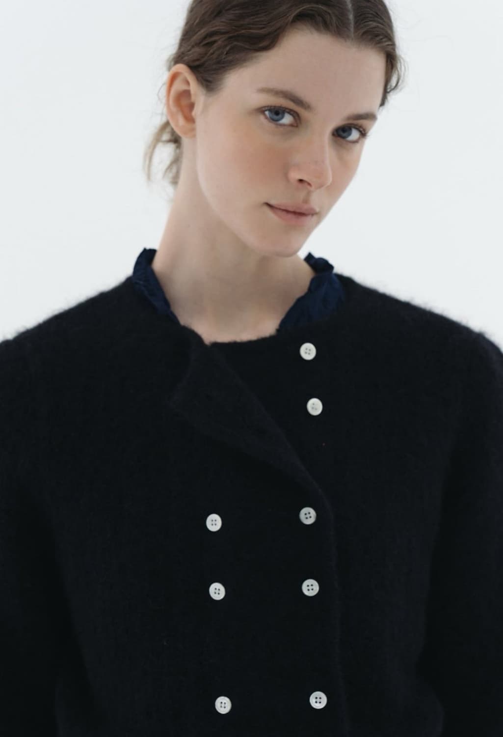 비아플레인 링커 가디건 블랙 상품이미지3