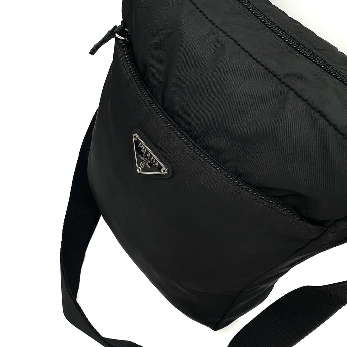 프라다 블랙 리나일론 메신저백 크로스백 숄더백 상품이미지9