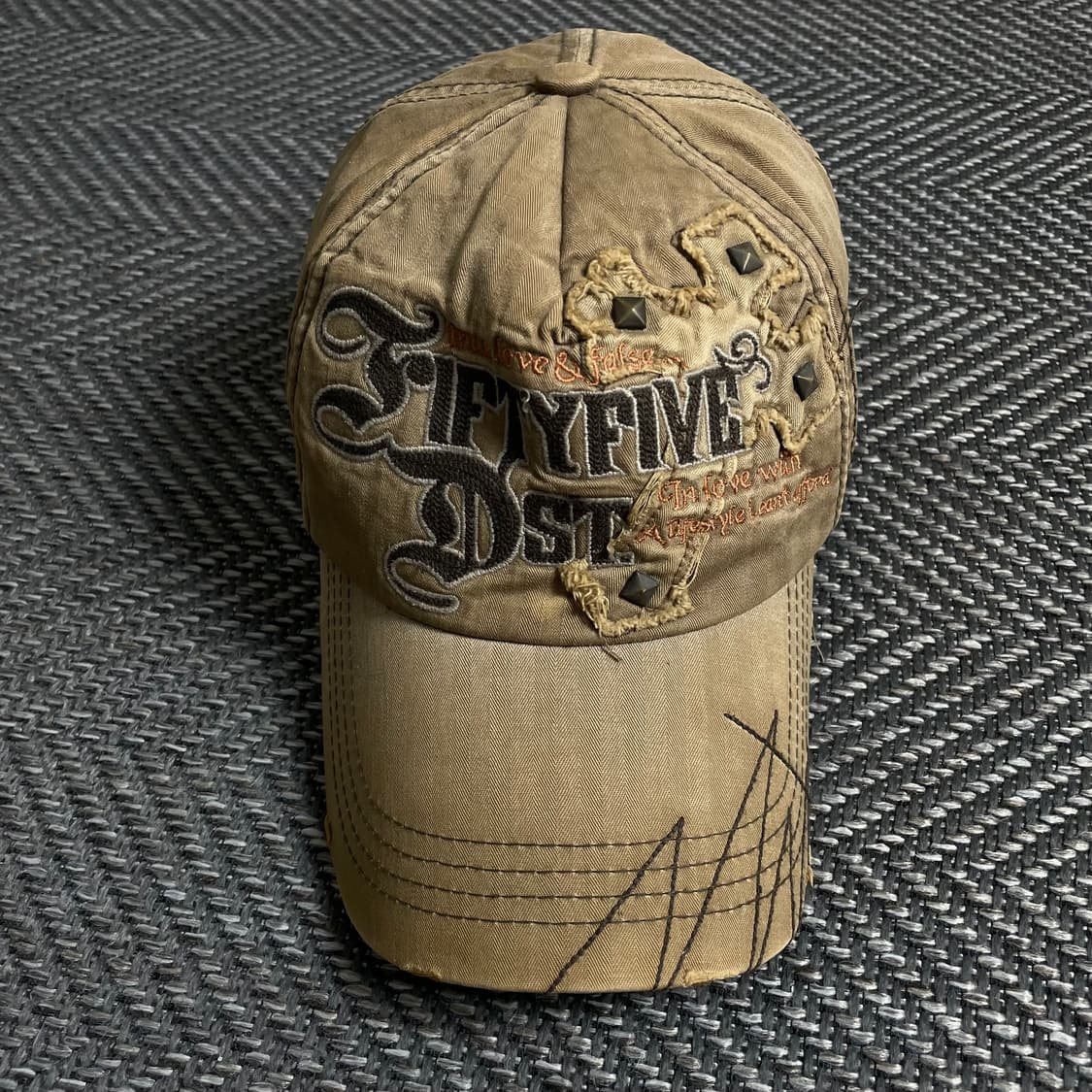 USA berkeley y2k 패치워크 볼캡 브라운y 4852 상품이미지2