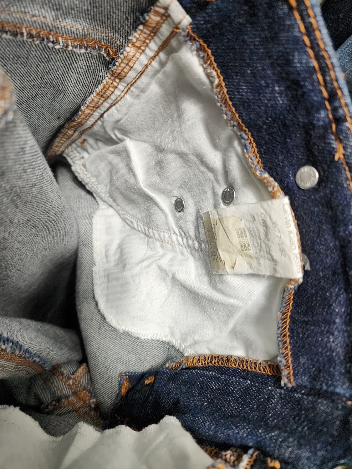 캘빈클라인 데님 와이드 부츠컷 팬츠 상품이미지9