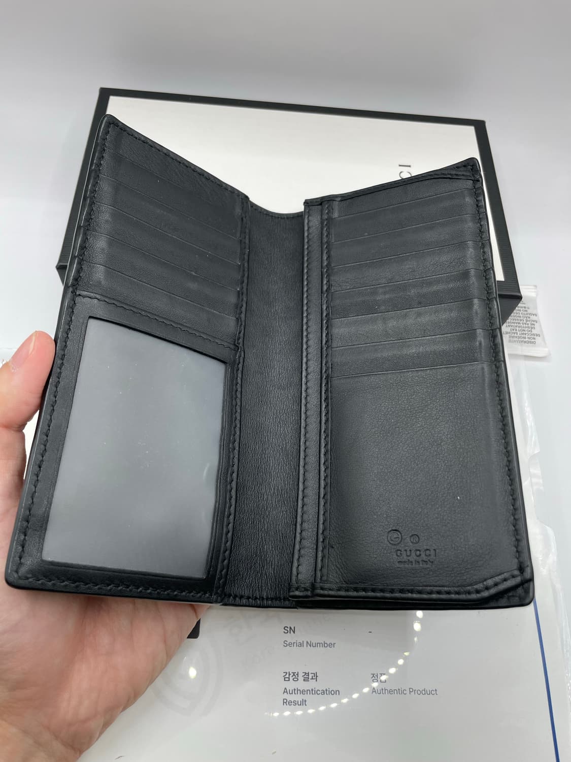 구찌 마이크로시마 장지갑 449245 블랙 상품이미지6