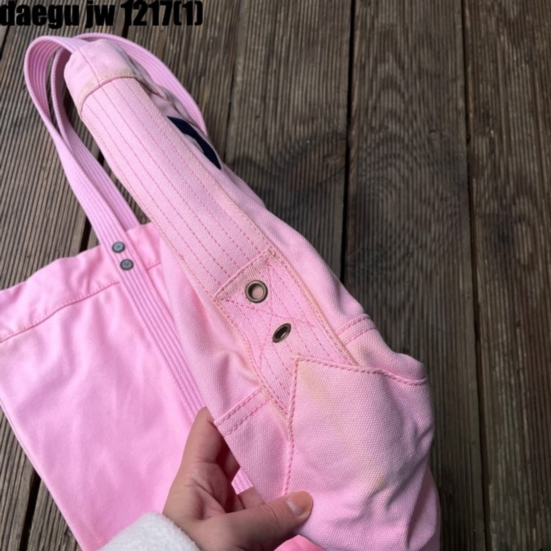 폴로 에코백 오염존재 상품이미지9