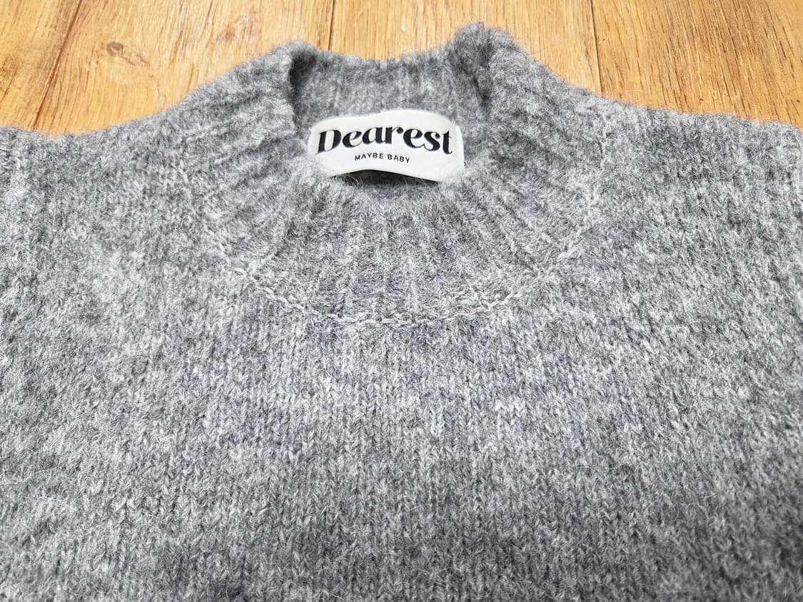 메이비베이비(MAYBEBABY) 디어리스트 알파카니트 프리사이즈 새상품 상품이미지2