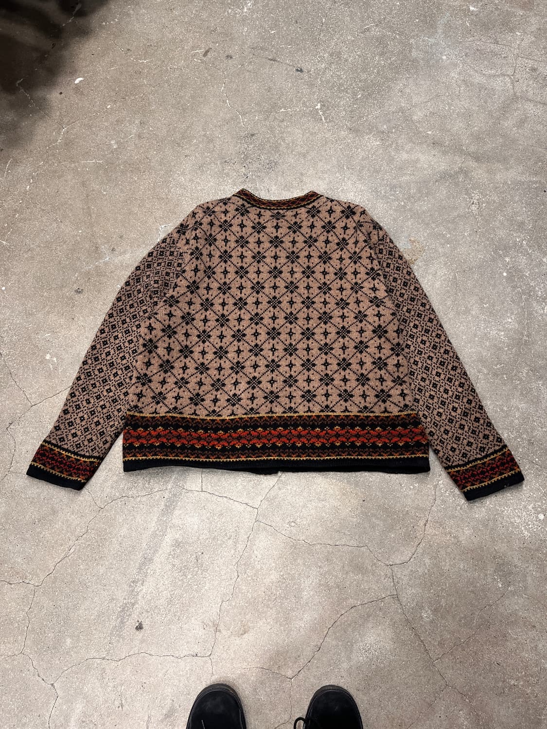 FROST NORWAY FAIR ISLE 노르딕 울 니트 가디건 상품이미지4