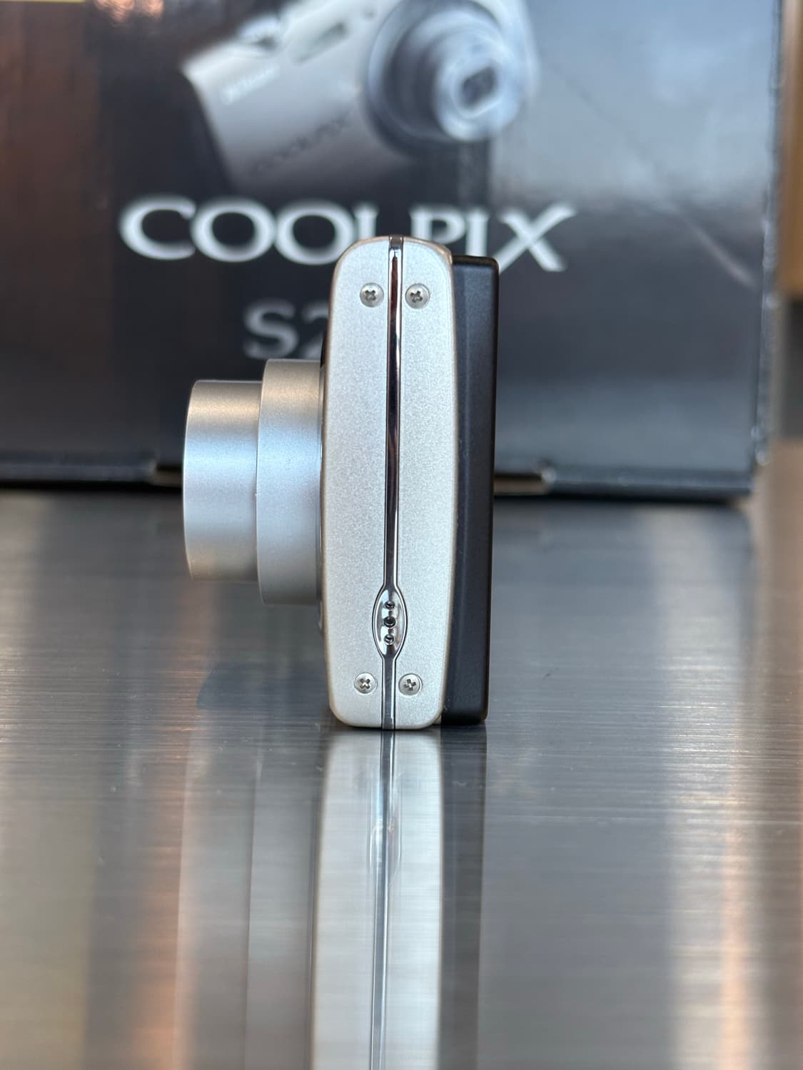 풀박/날짜표시)니콘 쿨픽스 s230 실버 빈티지디카 상품이미지5