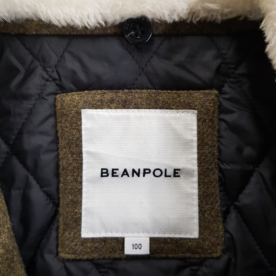 빈폴 누빔 집업 블루종  100사이즈  상품이미지3