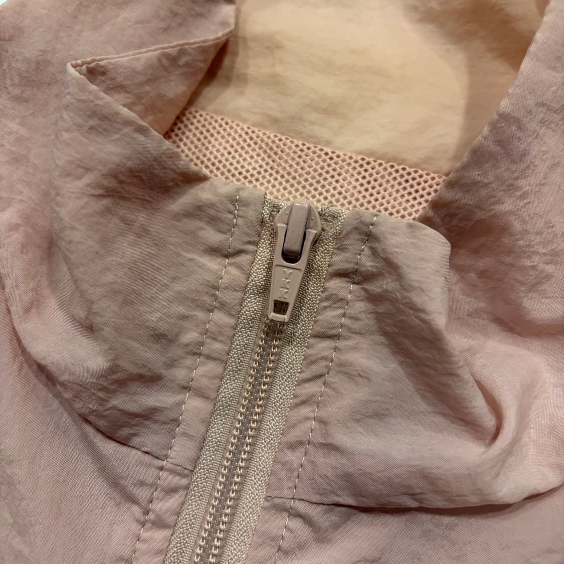 [OS] 미스치프 핑크 나일론 배색 바람막이 자켓 D541 상품이미지5