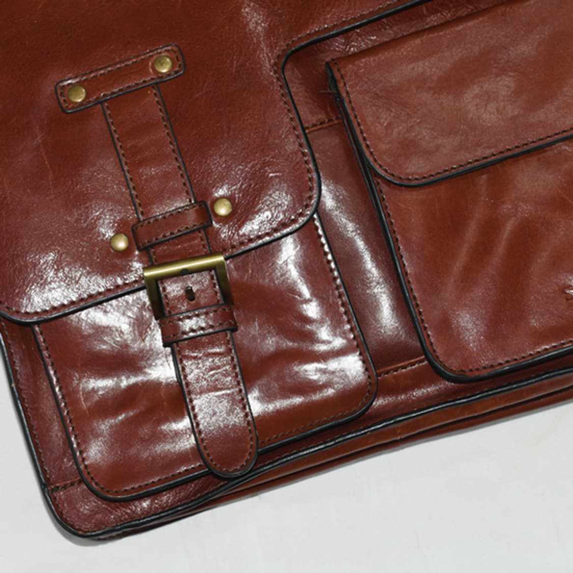 Snobbist Milano 빈티지크로스레더백 상품이미지4