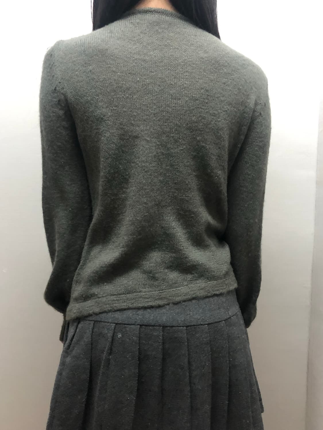 빈티지 그레이 크로쉐 니트 상품이미지9