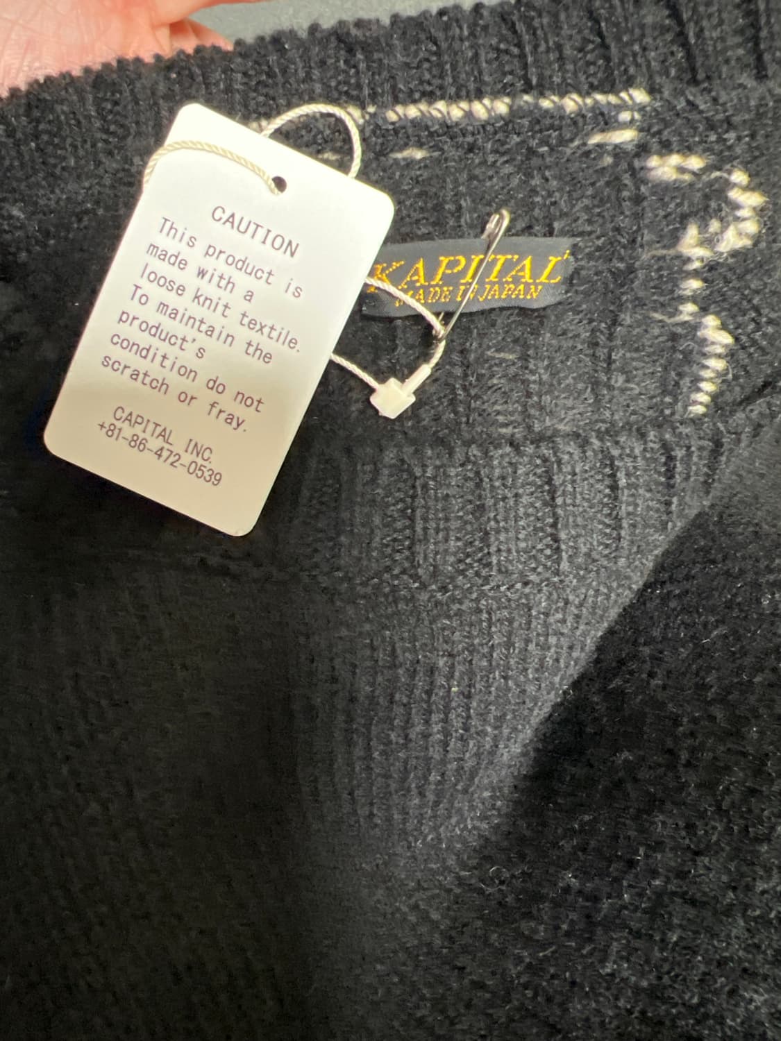 [3] 캐피탈 울 본 크루넥 스웨터 상품이미지5