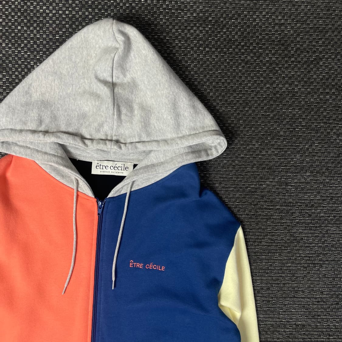 에트르세실 반반배색 후드집업 XS 상품이미지3