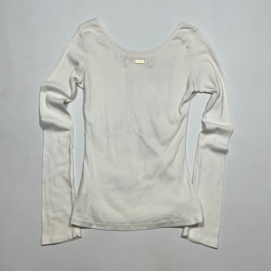 나체 플로우 슬림핏 롱슬리브 아이보리 상품이미지6