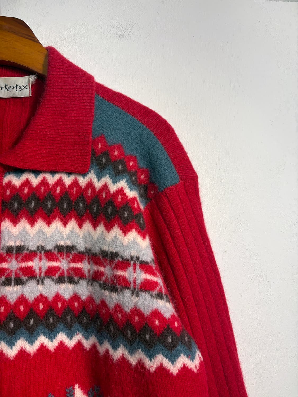 [M] 램스울 앙고라 노르딕 니트 가디건  상품이미지4