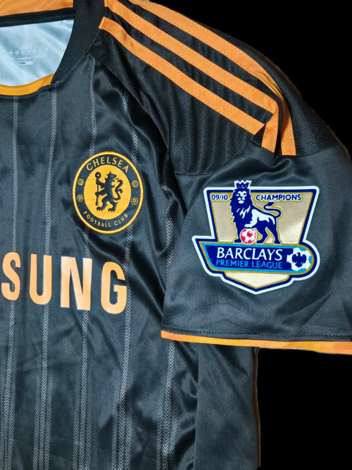 10-11 첼시 어웨이킷 디디에 드록바 유니폼 L 레플리카 상품이미지5