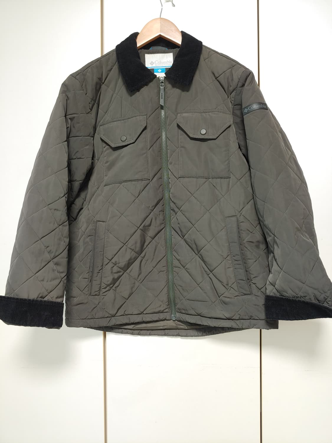 남성 컬럼비아 219000원 셔츠형퀼팅패딩점퍼자켓 상품이미지6
