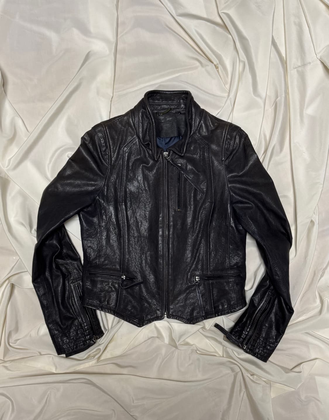 00s Mode sheepskin leather jacket 상품이미지1
