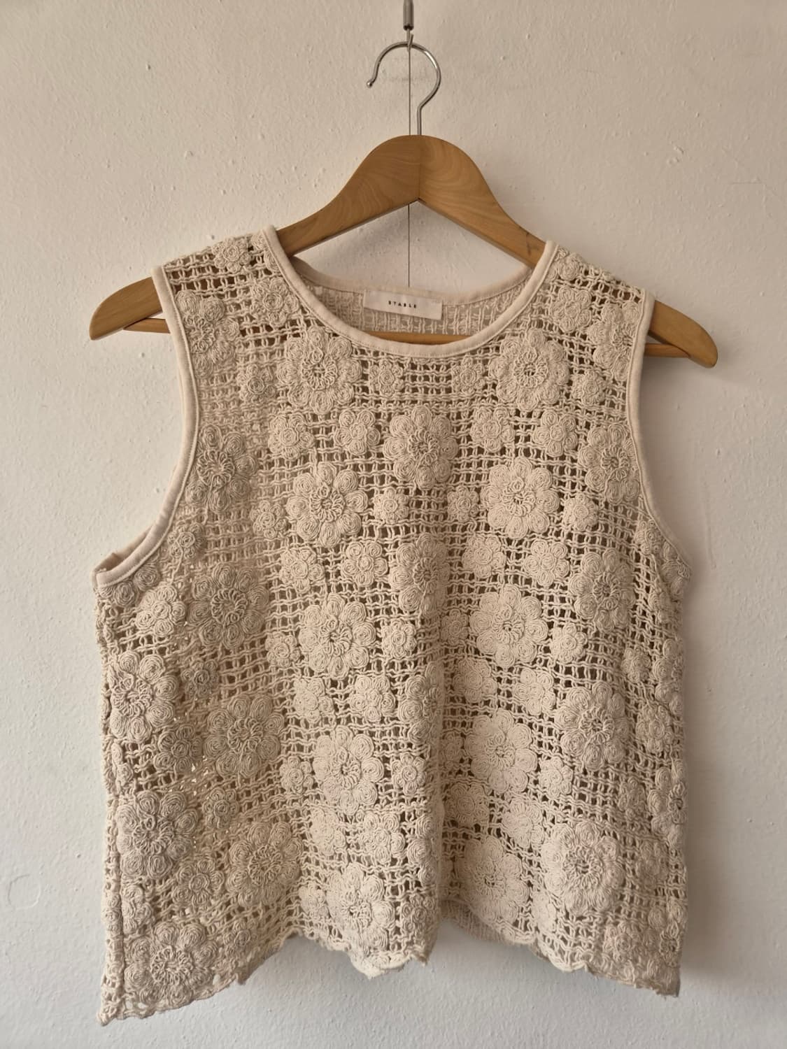 스테이블 Stable 여성 플라워모티브크로셰조끼 FREE 상품이미지2