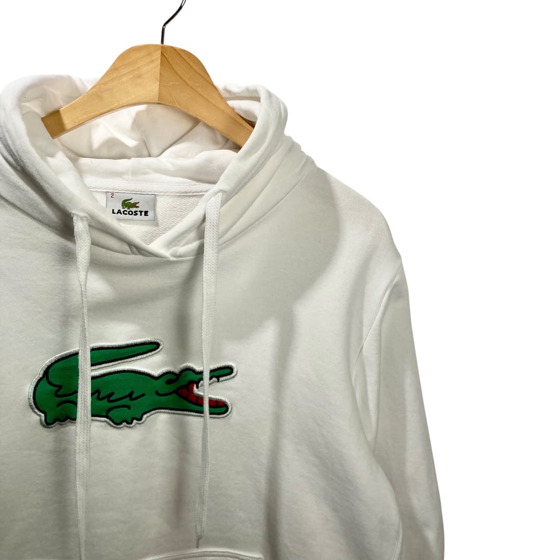 라코스테 화이트 후드 상품이미지3