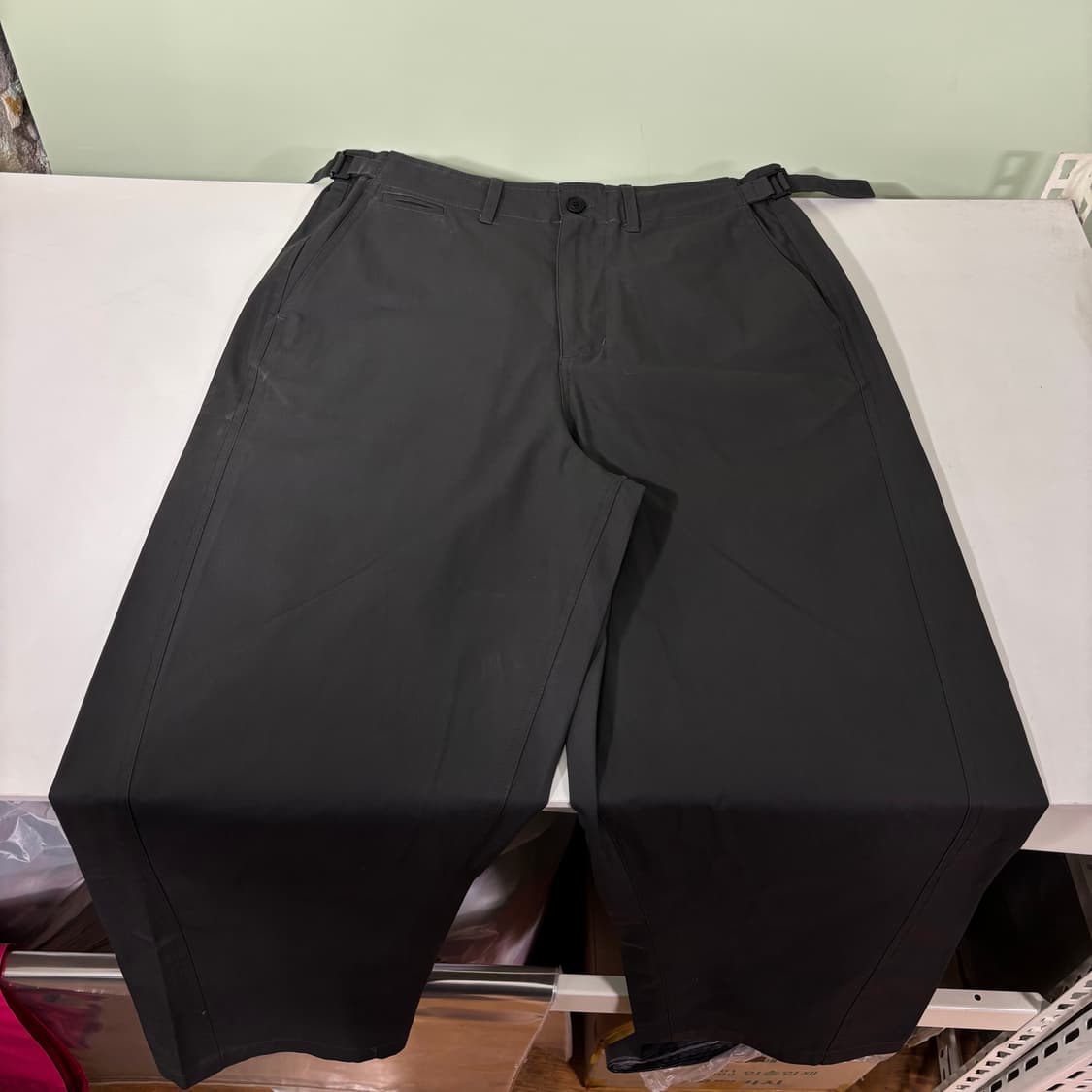 32 비슬로우 X 데릭 진그레이 커브드팬츠 상품이미지3