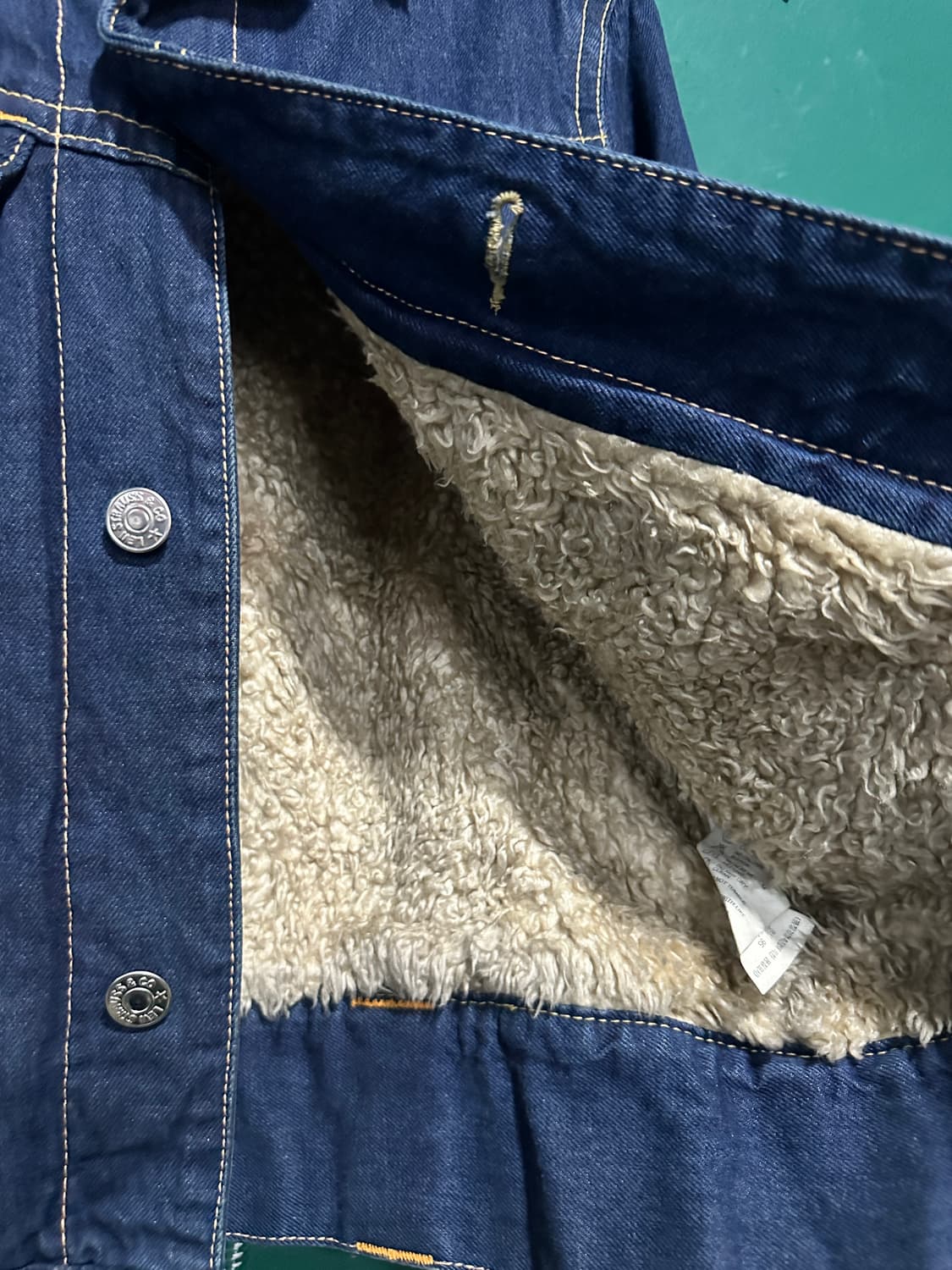 리바이스 타입1 쉐르파 청자켓 95 상품이미지4