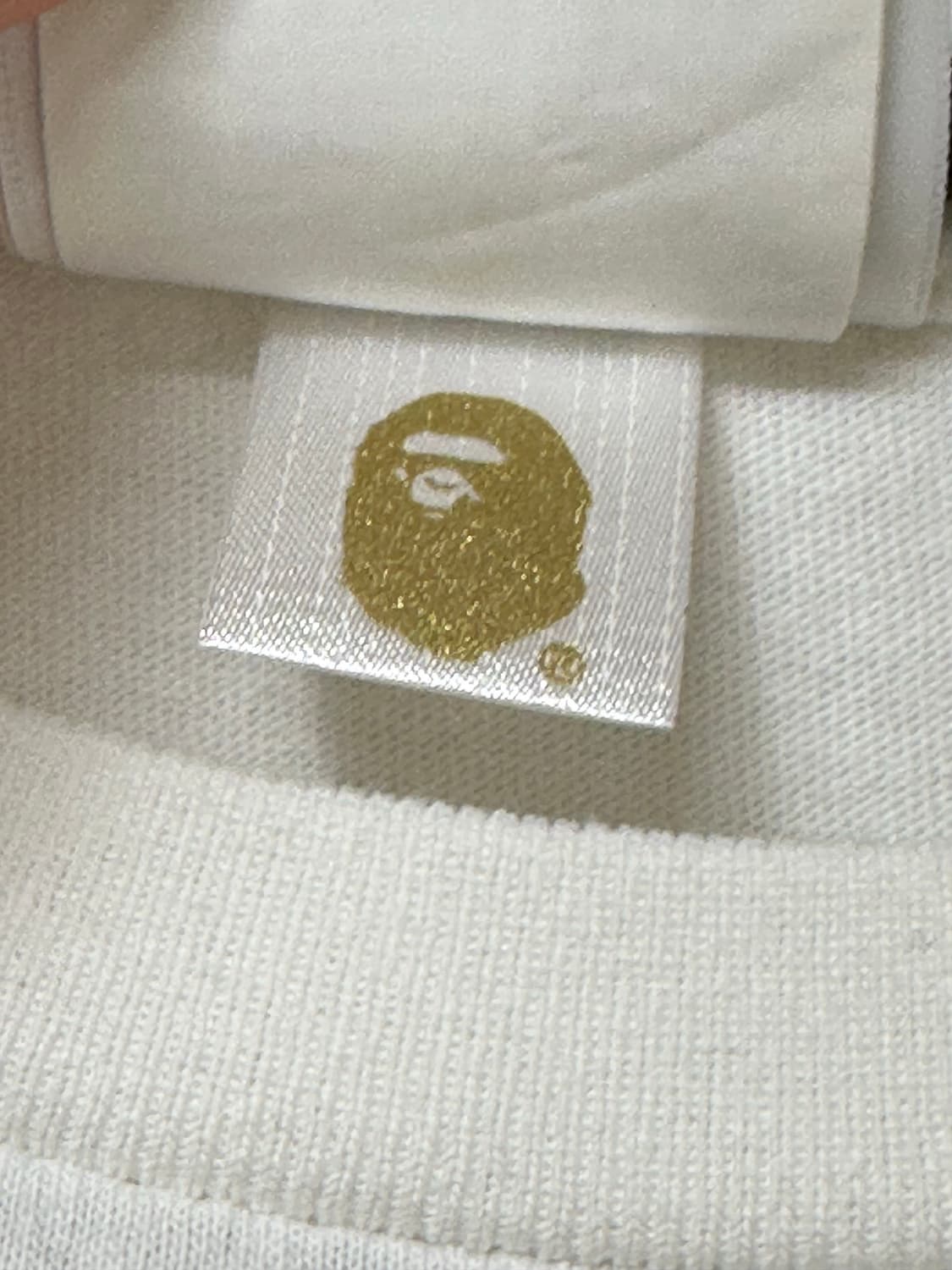 베이프 체크 칼리지 반팔 티셔츠 M 상품이미지5